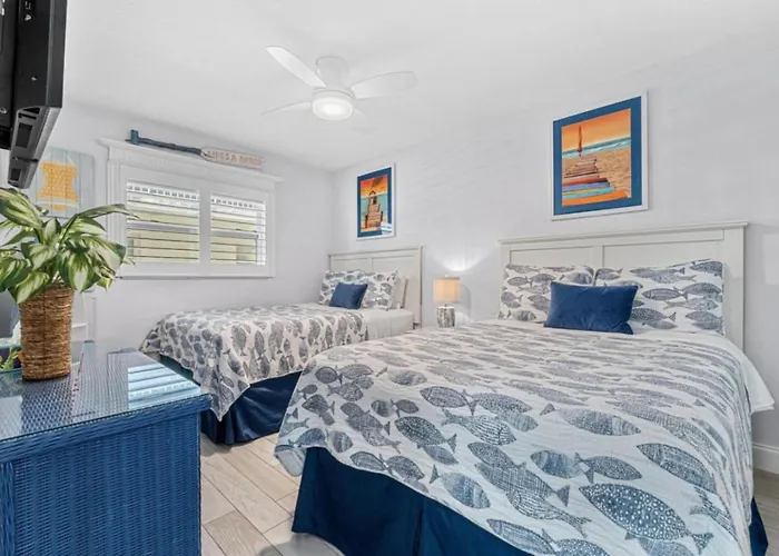 Apartamento Escape To Oasis! Family Friendly, Updated Beachside With Heated Pool!